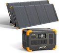 pecron 1800W Solar Generator with 2x300W Solar Panels, 1024Wh Portable Power Station LiFePO4 Battery Backup, 100W USB-C Output Solar Generator, Fast Charging for Home Use, Camping, RV, Emergencies