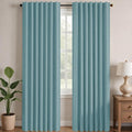 Deconovo Blackout Curtains Back Tab and Rod Pocket Curtains Insulated Thermal by Unknown