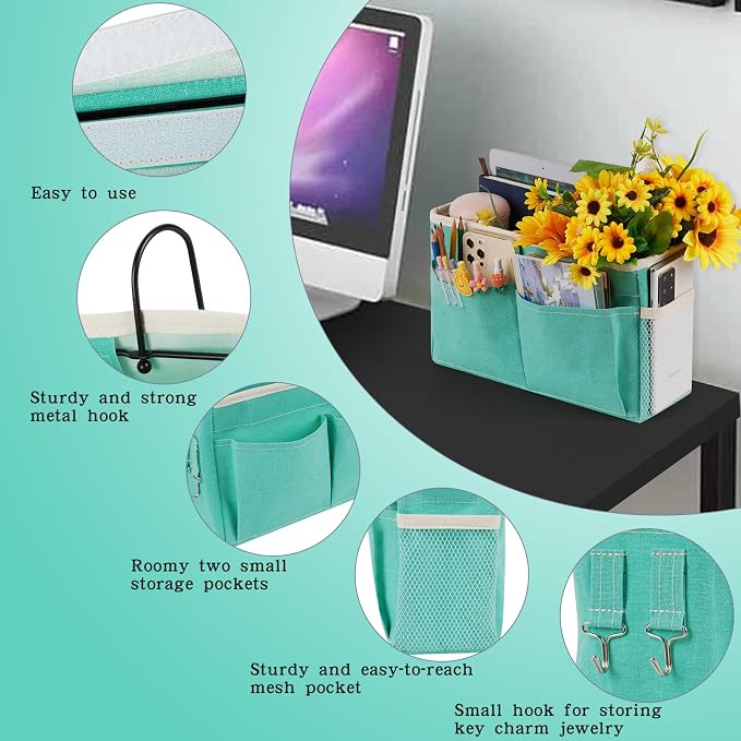 Bedside Caddy Organizer, Hanging Storage Bag - Image 6