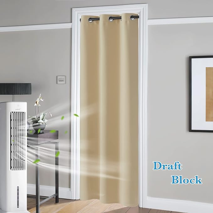 RYB HOME Blackout Curtains for Bedroom Closet Living Room Nursery Dining | - Image 2