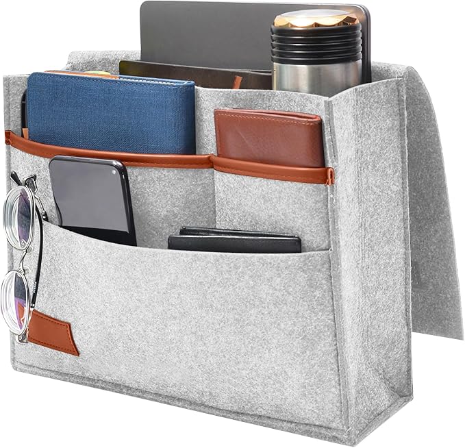 Bedside Caddy, Sofa Caddy, Storage Organizer Pocket by Unknown