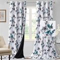H.VERSAILTEX 100% Blackout Curtains 108 inch Length 2 Panels Set Cattleya by HVERSAILTEX