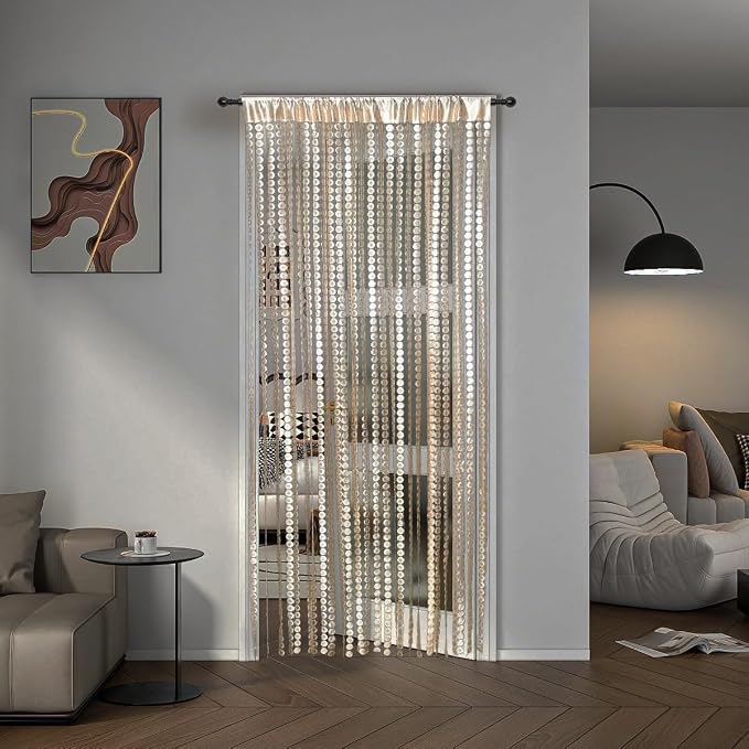Vintage Copper Coin Pattern Door Curtain - Image 7