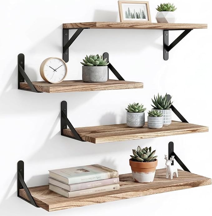 YGEOMER 4 Different Sizes Floating Shelves by YGEOMER