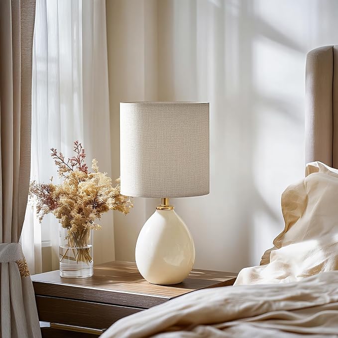 18.5" Table Lamps Set of 2 for Living Room Bedroom, Bedside Lamps for Night - Image 7