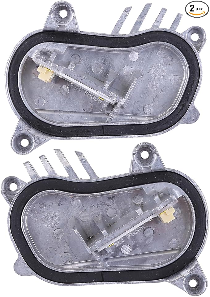 Hiolpen 2PCS Yellow DRL Headlight LED Boards Left & Right Angel Eyes Module Compatible with F80 M3 F32 F82 M4 2018-2020 Daytime Running Lights Control Module Unit Replaces 63117493227 63117493228