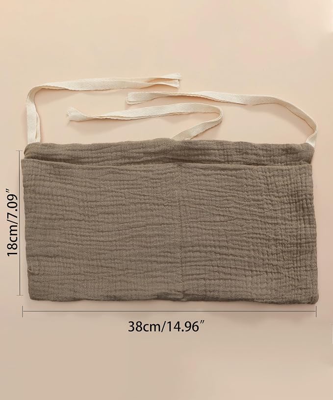 Baby Bedside Hanging Bags Storage Organizer Milk Bottle Toy Crib Baby Nappy-Bag - Image 3