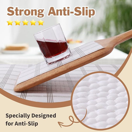 Drawer and Shelf Liner for Kitchen Cabinet: 17 in X 30 Ft Non Slip Waterproof Shelf Paper Non Adhesive Refrigerator Liners White Square Easy Liners for Bathroom Cupboard with Knife Tape Measure