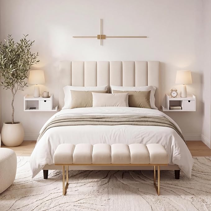 Floating Nightstand Wall Mounted, Bedside Table - Image 2