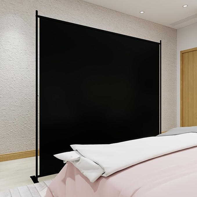 T&Jero 1-Panel Folding Room Divider, 6ft Tall Portable Privacy Screen Wall - Image 5