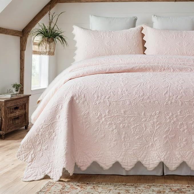 Brandream Luxury Cotton Quilt Set King Size by Brandream