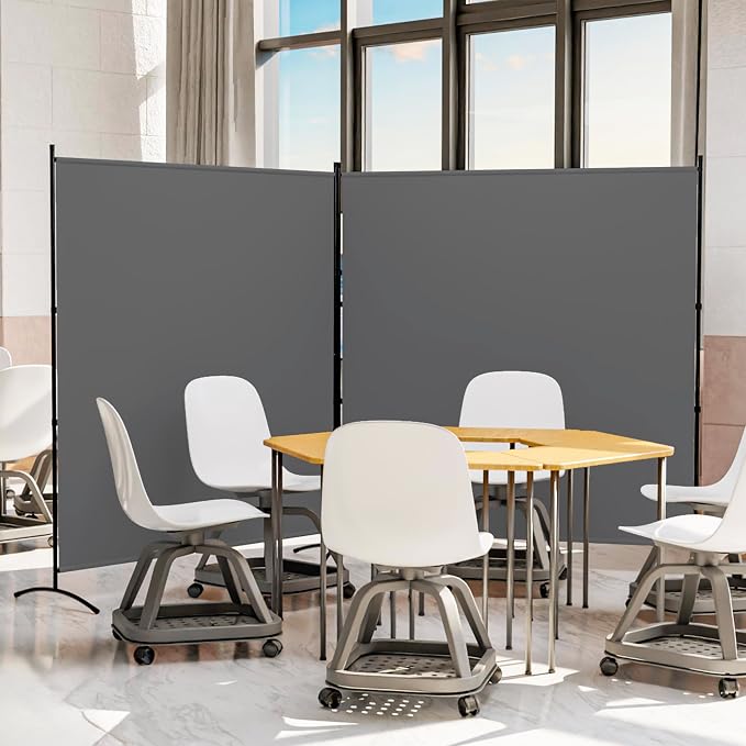 2 Panel Large Room Divider, Folding Privacy Screens - Image 6