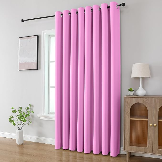 CUCRAF Custom Rose Purple Blackout Curtains 1 Panel Set, Thermal Insulated - Image 8