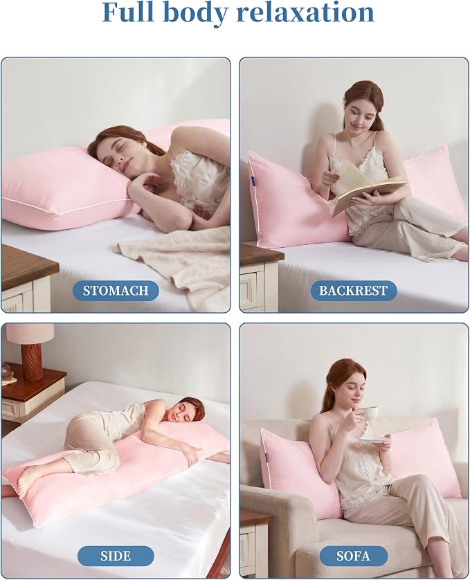 YZ HOME Full Body Pillow Insert -Large Long Bed Pillow - Image 5