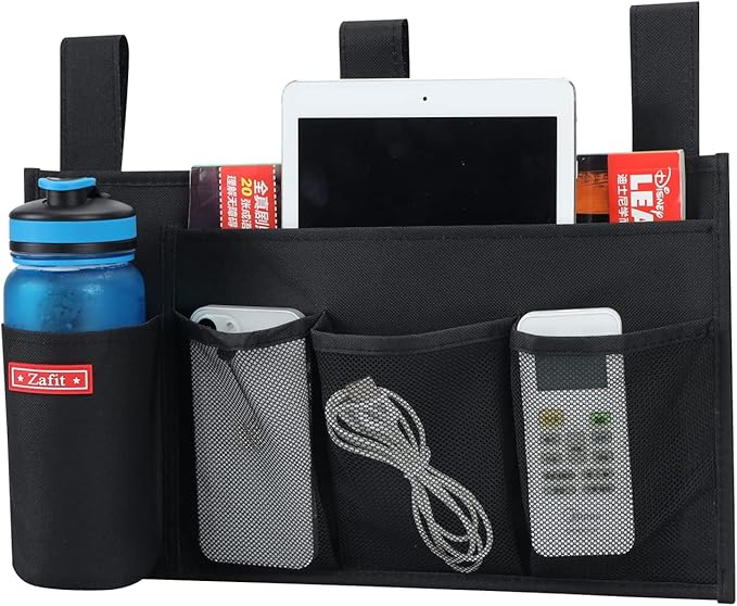 Zafit Hanging Bedside Caddy, Bedside Storage Organizer by ZAFIT
