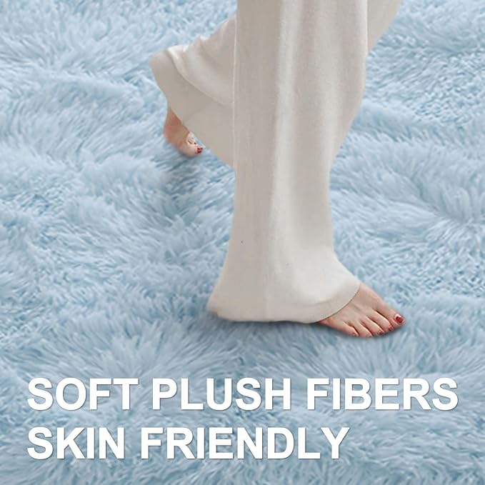 9x12 Ft Extra Large Shag Rugs for Living Room, Ultra Soft Fluffy Furry Area - Image 4
