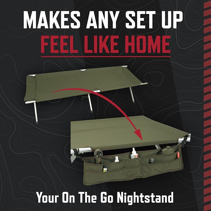 Rothco Camping Cot Caddy | Camping Organizer, Heavy‑Duty Gear Storage, Bunks & - Image 3