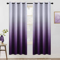 COSVIYA Grommet Ombre Room Darkening Curtains 72 inch Length 2 Panels, Gradient by COSVIYA