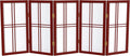2 ft. Short Desktop Double Cross Shoji Screen by RedLantern