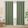KOUFALL Sliding Door Curtains for Patio, Total Extra Width 120 x 84 Inches Long by KOUFALL