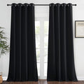 NICETOWN Black Out Curtain for Bedroom 102 inches Long, Grommet Thermal by NICETOWN
