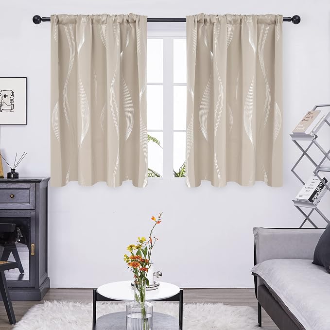 Deconovo Blackout Back Tab Curtains - Image 2