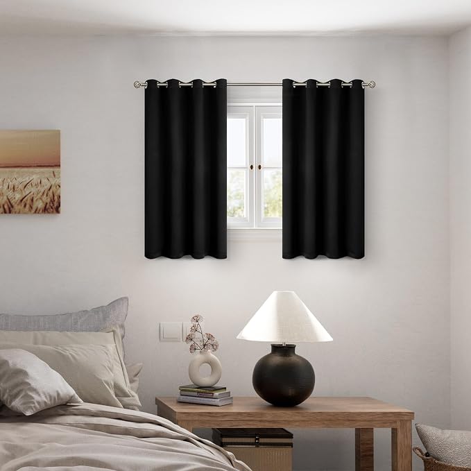 BGment Short 100% Blackout Curtains - Image 2