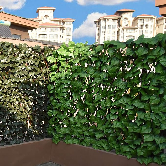 Expandable Faux Ivy Fence Privacy Screen - Image 5