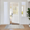 RYB HOME 100% Blackout Door Curtains, Sidlight Window Cover, Pure White | by RYBHOME