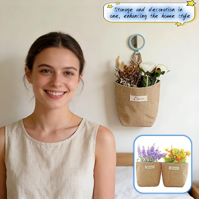 Machine Washable Hemp Cotton Hanging Organizer - Image 7