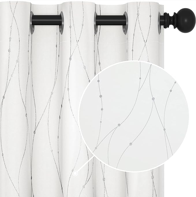 Deconovo Living Room Curtains 45 Inches Long, Thermal Insulated, Room Darkening by Unknown