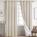 Diraysid 100% Blackout Curtains Light Beige Linen Curtains by Diraysid%2C+refresh+your+life