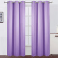 Blackout Curtains 38 x 84 inch/Lavender Curtains Set of 2 Panels/Thermal by Lemomo