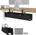 Univivi No Drill Under Desk Cable Management Tray, 28 inch Cable Management | by Univivi