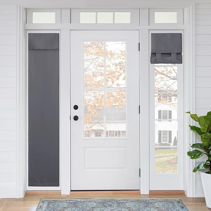 RYB HOME No Drill 12 inch Curtains by RYBHOME