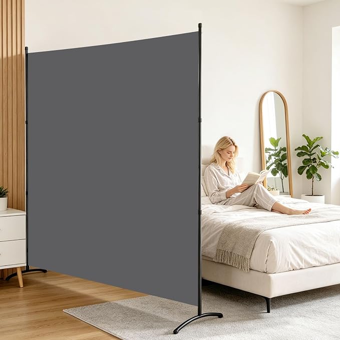 Extra-Wide Single Room Divider, Portable Privacy Screen by YASRKML