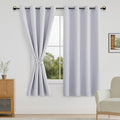 DWCN Greyish White Curtains for Bedroom by DWCN