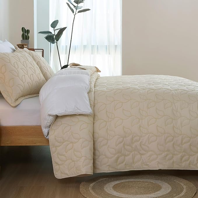 EVENHUG Quilt Queen Size Bedding Set - Image 4