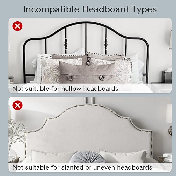 Patented Innovative Design Headboard Reading Light. No Drilling Golden Book - Image 5