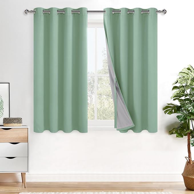 XWZO 100% Blackout Curtain Panels by XWZO