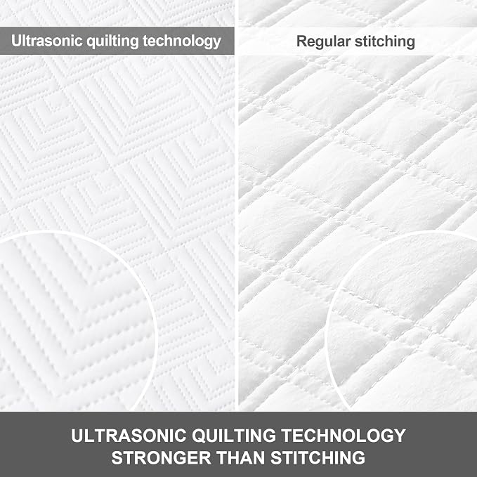 Hansleep White Quilt Queen Size - Image 4