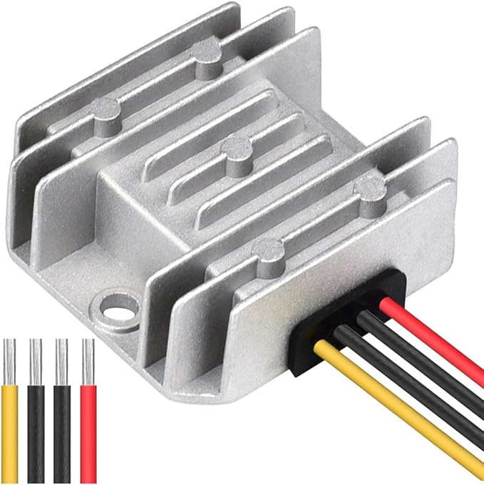 Cllena Waterproof 12V to 24V DC Step Up Converter 3A 72W Voltage Regulator Boost Converter Module Car Power Supply Voltage Transformer (Input 10V-16V)