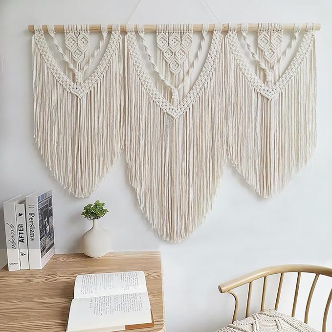 Achart Macrame Wall Hanging Large- Boho Wall Decor- large wall art- Wall Decor - Image 3