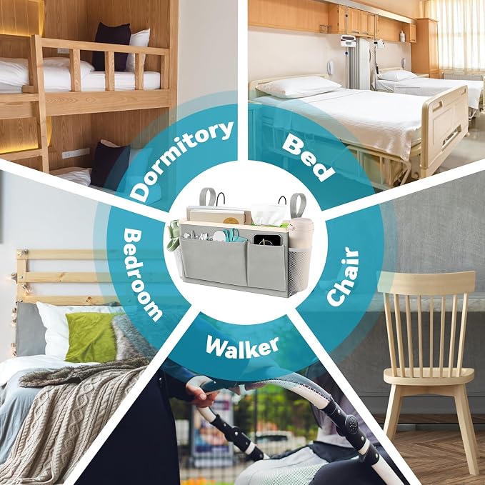 BlissTotes Bedside Caddy, Dorm Storage - Image 7