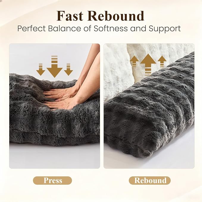 SHOUREN Large Body Pillow, Long Bed Pillow - Image 5