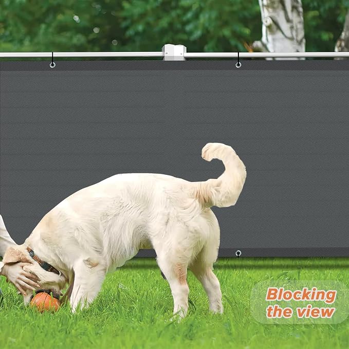 LOVE STORY 2.5' x 10' Balcony Privacy Screen Cover - Image 2