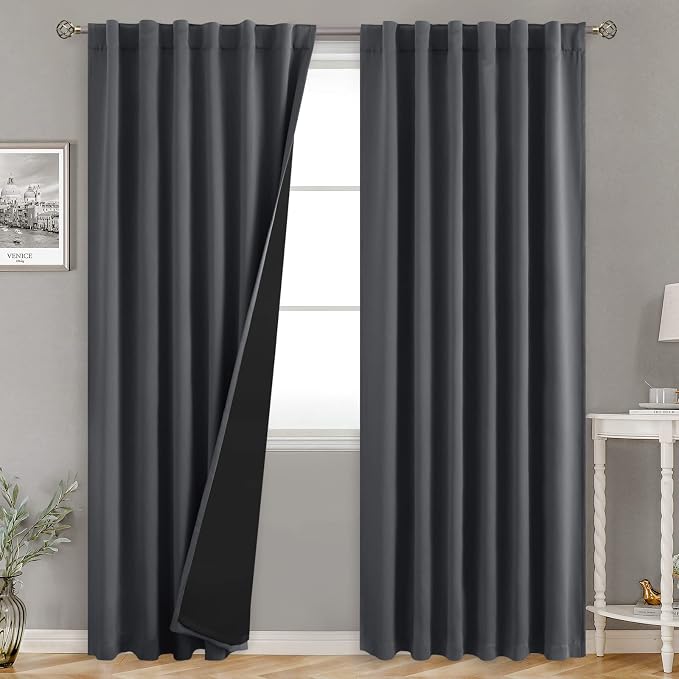 BGment 100% Blackout 80 Inch Curtains by BGment