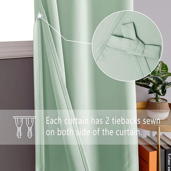 DWCN Blackout Curtains for Bedroom - Image 2