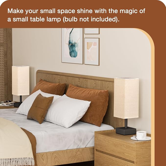 aooshine Small Bedside Table Lamp - Image 4