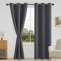 DWCN Dark Grey Blackout Curtains by DWCN